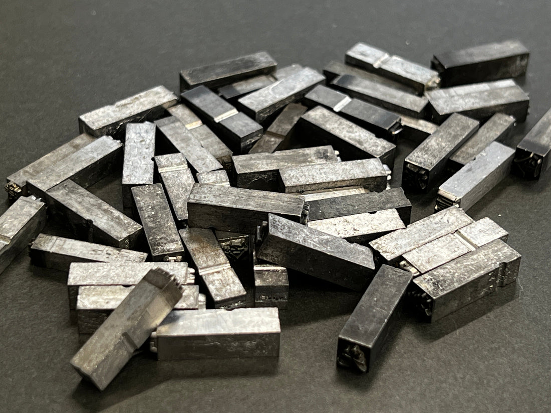 活字アクセサリーとは？本物の印刷用活字を身につけるということ