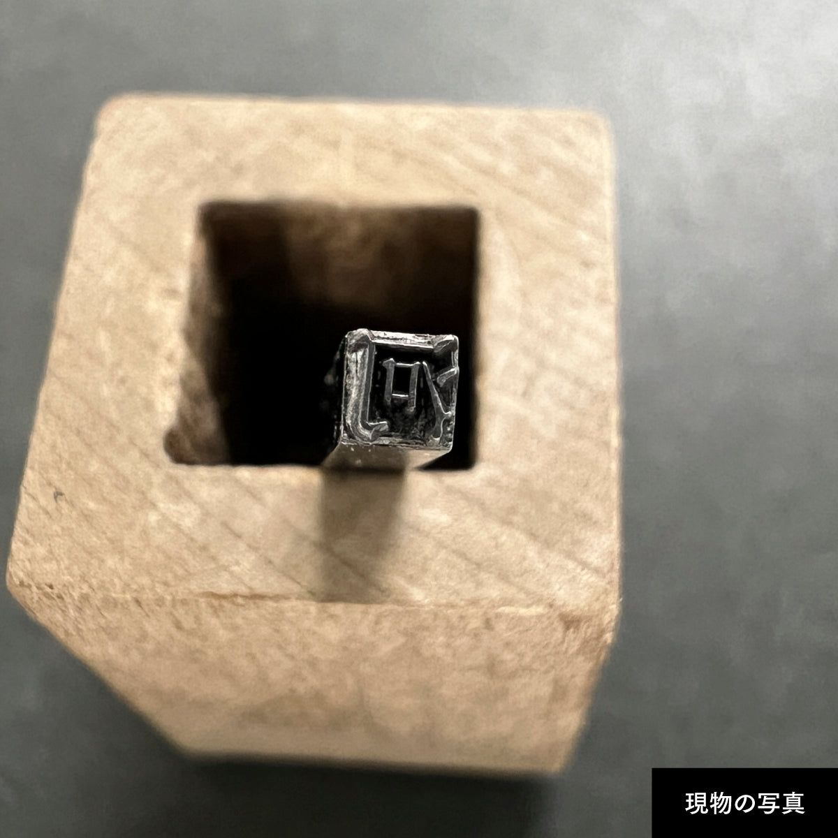 活字ピアス・イヤリング 6pt｜文字「河」