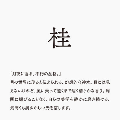活字ピアス・イヤリング 8pt｜文字「桂」