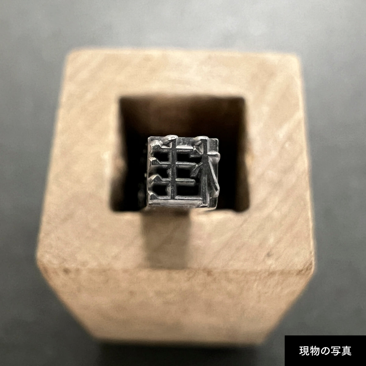 活字ピアス・イヤリング 8pt｜文字「桂」