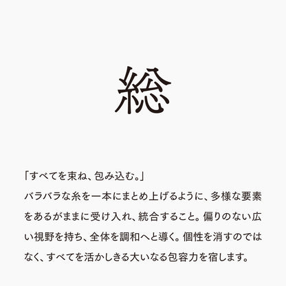 活字ネックレス 10pt｜文字「総」