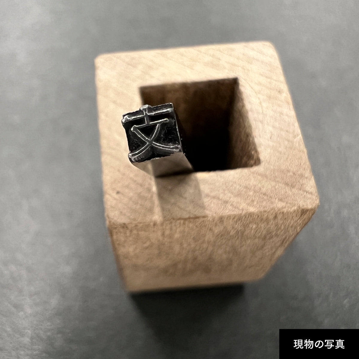 活字ピアス・イヤリング 8pt｜文字「支」
