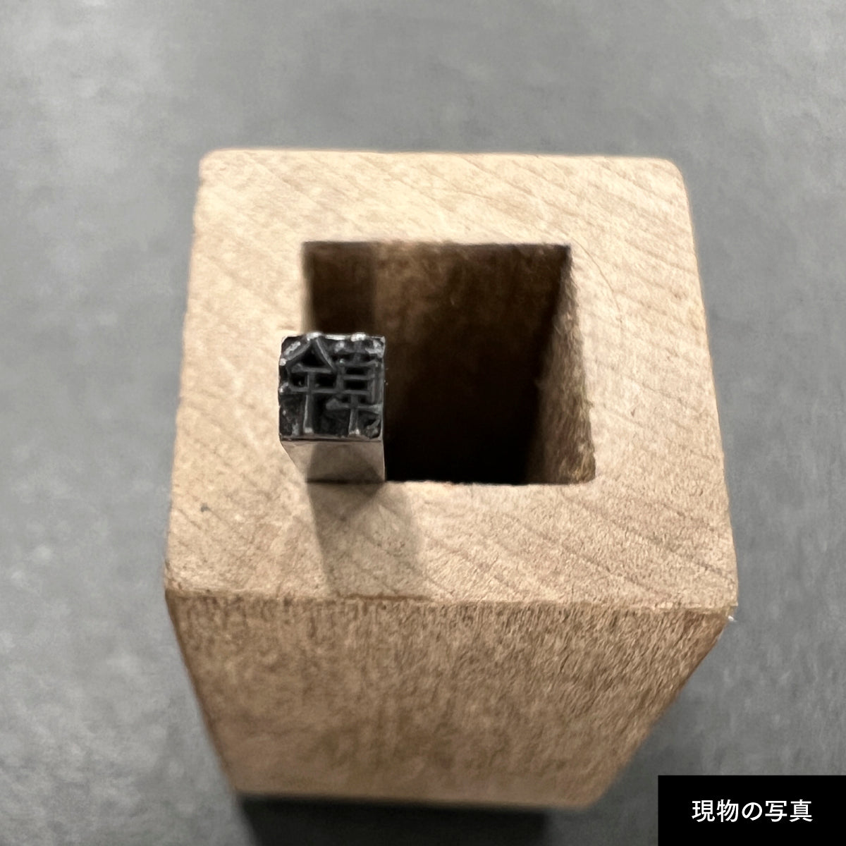 活字ピアス・イヤリング 6pt｜文字「幹」
